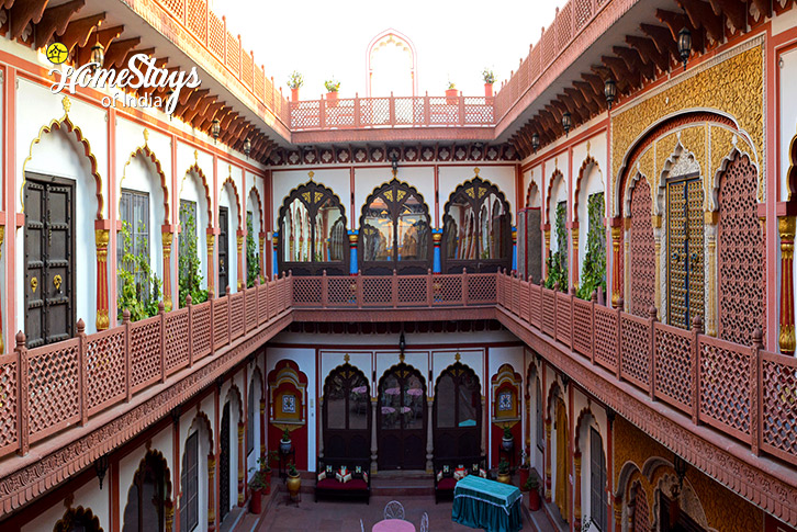 Courtyard-Katha Heritage Homestay-Baghpat