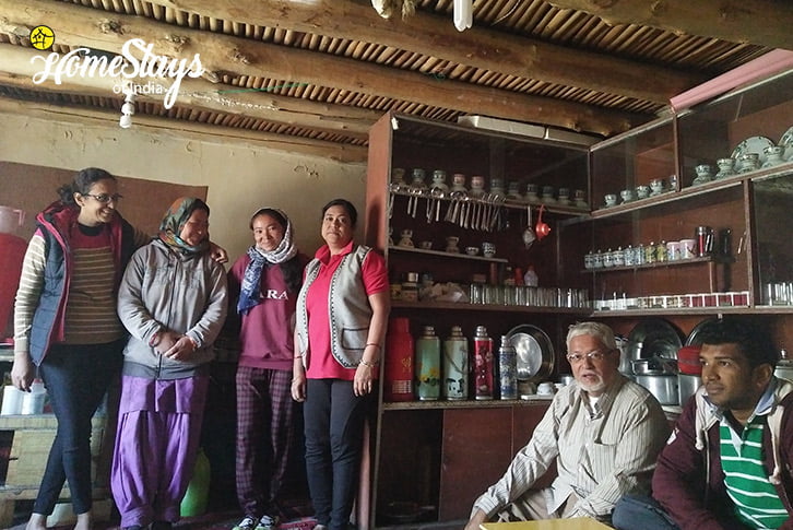 Kitchen-Spangmik Homestay-Ladakh