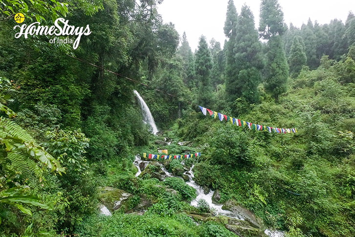Waterfall-Sribadam Homestay-Sikkim