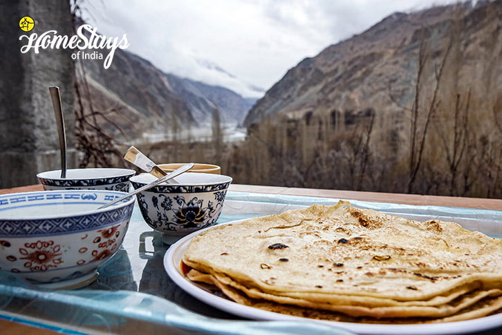 Breakfast-Turtuk Homestay-Ladakh