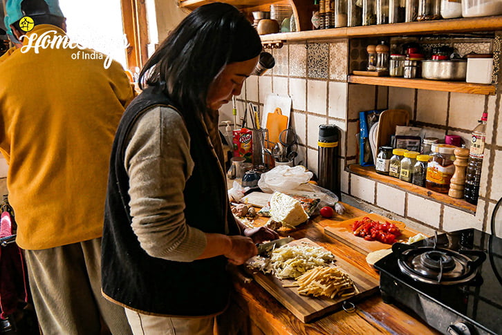 Cooking-Stok Eco Village Homestay-Leh
