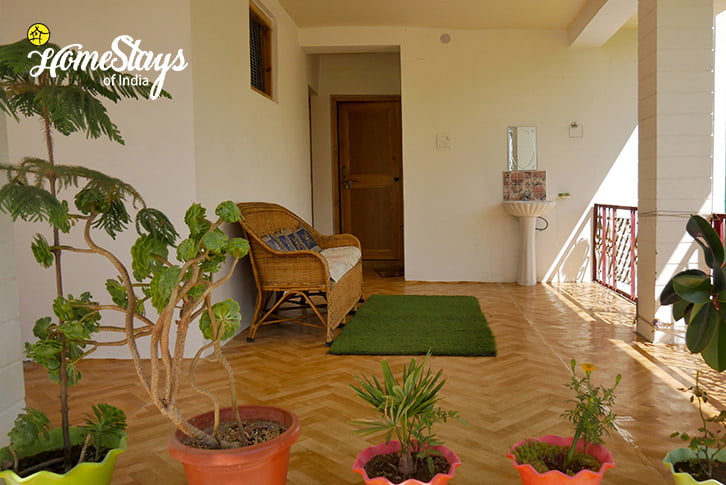 Lobby-Thiksey Homestay-Ladakh