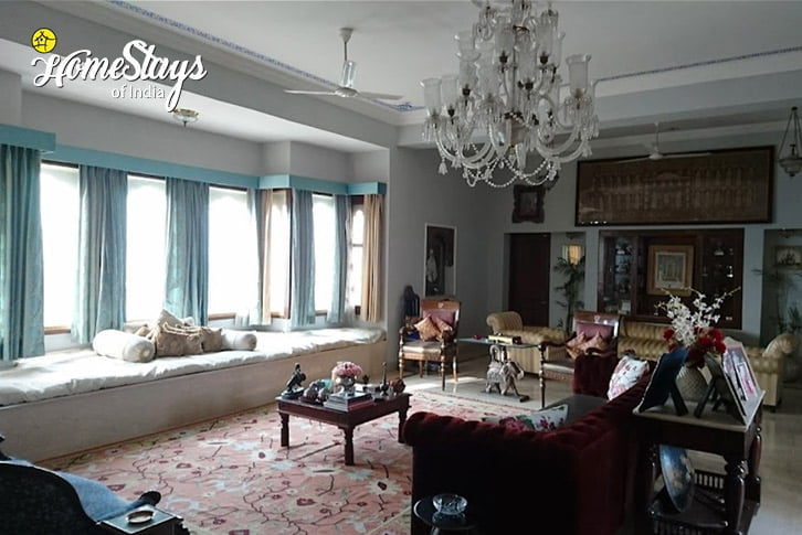 Living Room2-Hilltop Castle Heritage Homestay-Udaipur