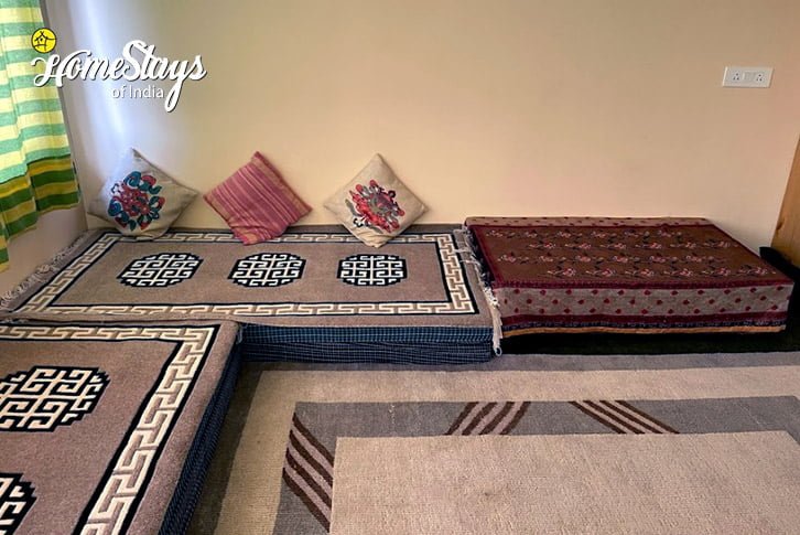 Sitting Area-Little-Lamas-Homestay-Kaza