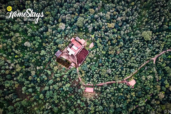 Drone-View-Malanad-Moments-Homestay-Chikmagalur