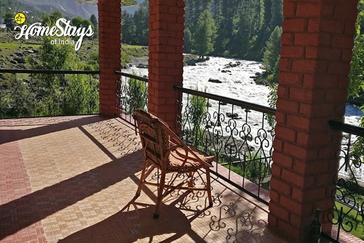 Balcony-2-River Song Homestay- Sonamarg