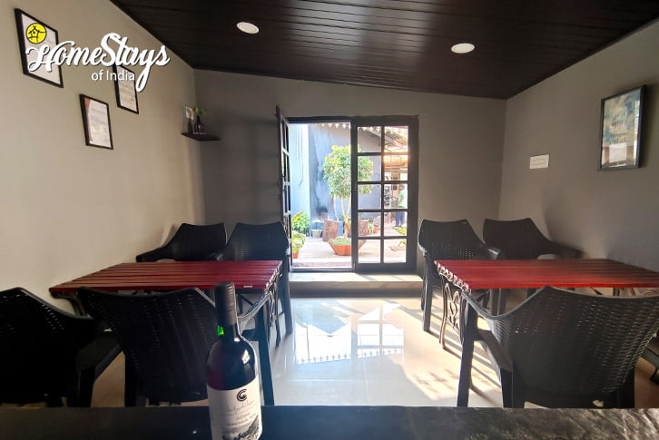 Dinning area-Rural Glory Homestay-Chikmagalur