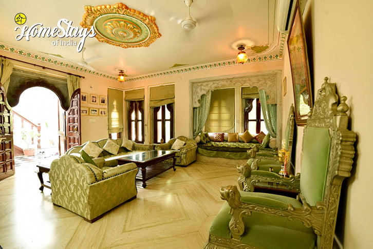 Living-room-2-Old City Heritage Homestay-Udaipur