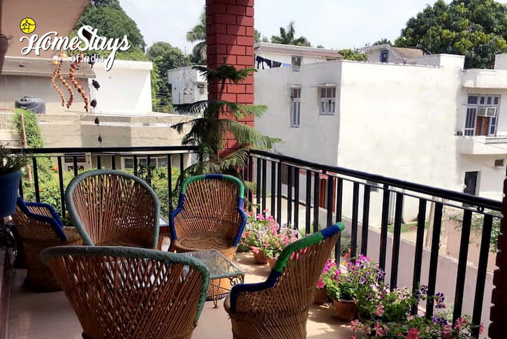 Balcony-Classy Abode Homestay-Jammu