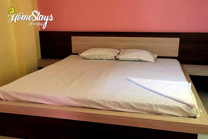 Bedroom-1-Jungle Joy Homestay-Jaldapara