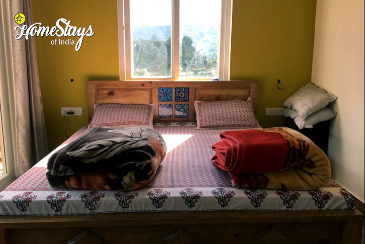 Bedroom-5-Nature's Bounty Homestay-Mukteshwar