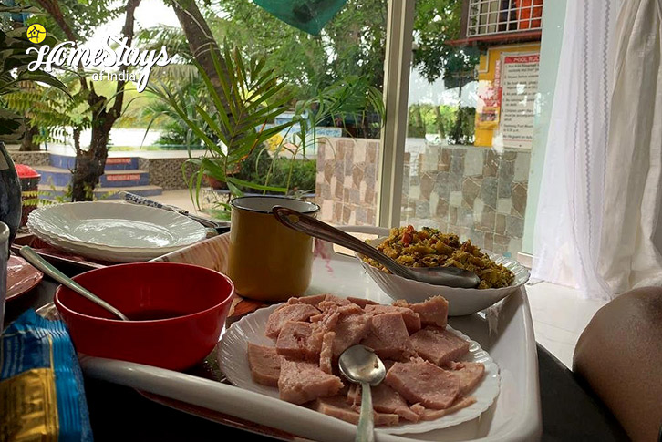 Breakfast-River Symphony Homestay-North Goa