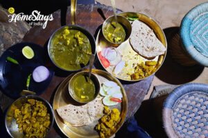 Dinner-Rising-Sun-Eco-Homestay-Kanatal