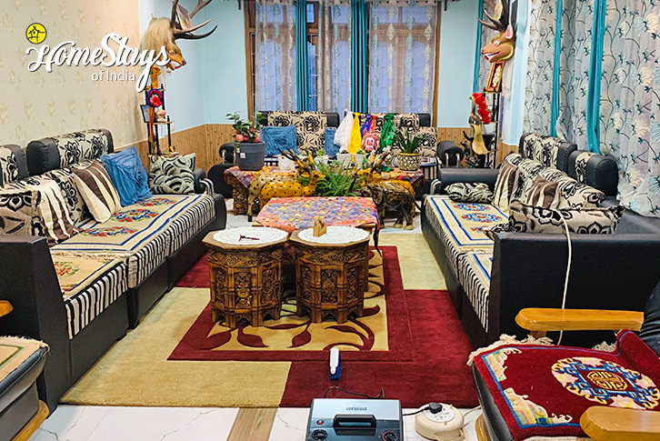 Living-Area-1-Beads and Wheels Homestay-Bomdila