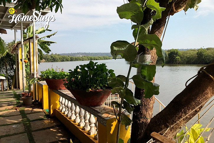River view-River Symphony Homestay-North Goa