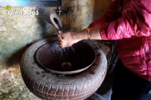 Washbasin-Rising-Sun-Eco-Homestay-Kanatal