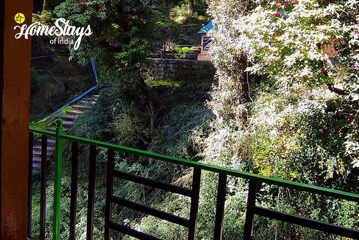 Balcony-Ramblers Paradise Homestay-Dharamkot