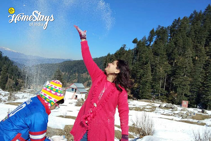 Snowfall-Splendid Valley Homestay-Bhaderwah