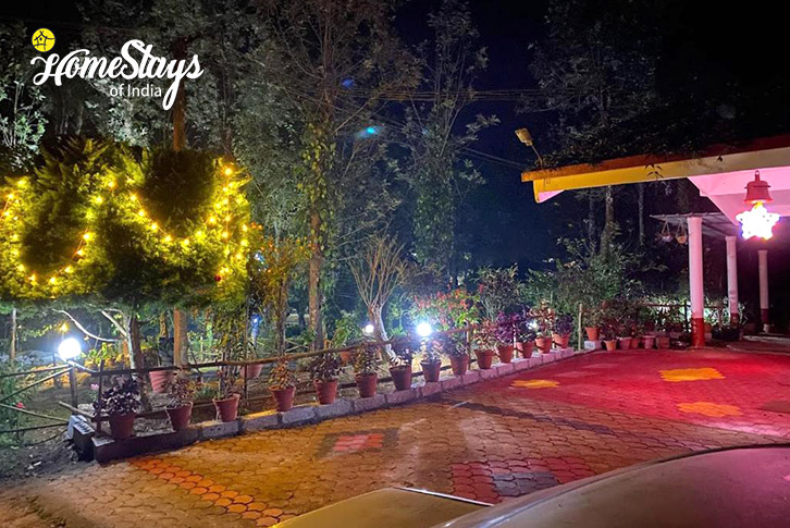 Night-view-Misty Greens Homestay-Cherambadi-Nilgiris