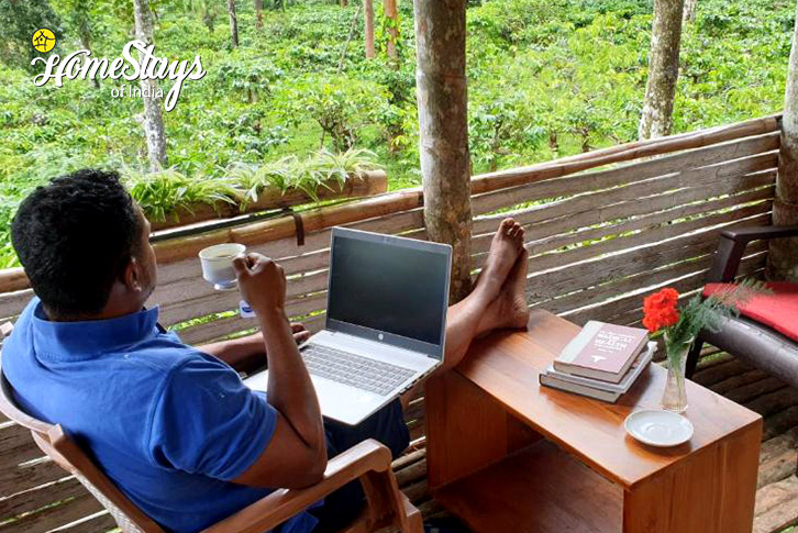 Work-from-home-Misty Greens Homestay-Cherambadi-Nilgiris