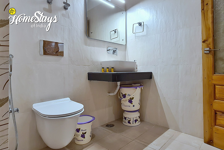 Bathroom-1-Golden Rays Homestay-Manali