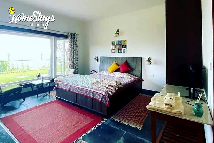 Bedroom-3-Ode to Sustainable Living Homestay-Almora