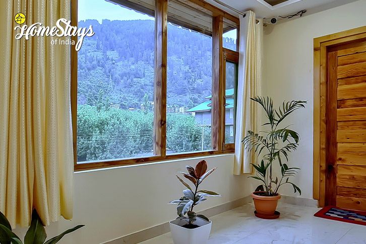 Window-view-Golden Rays Homestay-Manali