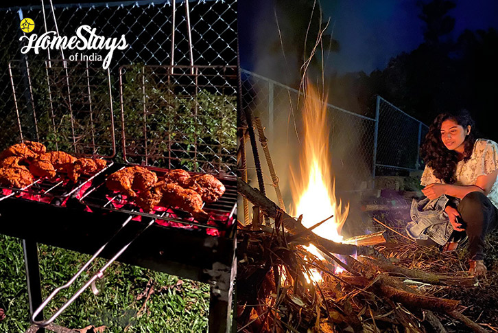 Bonfire-BBQ-Wild Vibes Cottage-Munnar-Kerala