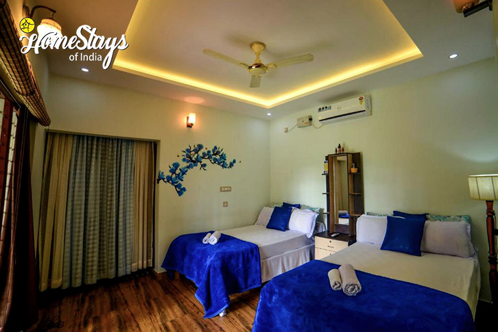 Bedroom-2-Peacefully Yours Homestay-Thiruvanathapuram