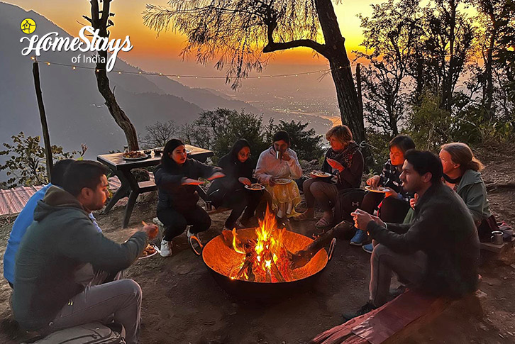 Bonfire-1-Epitome of Peace Homestay-Rishikesh