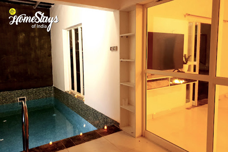 Family-Room with pool-Peacefully Yours Homestay-Thiruvanathapuram