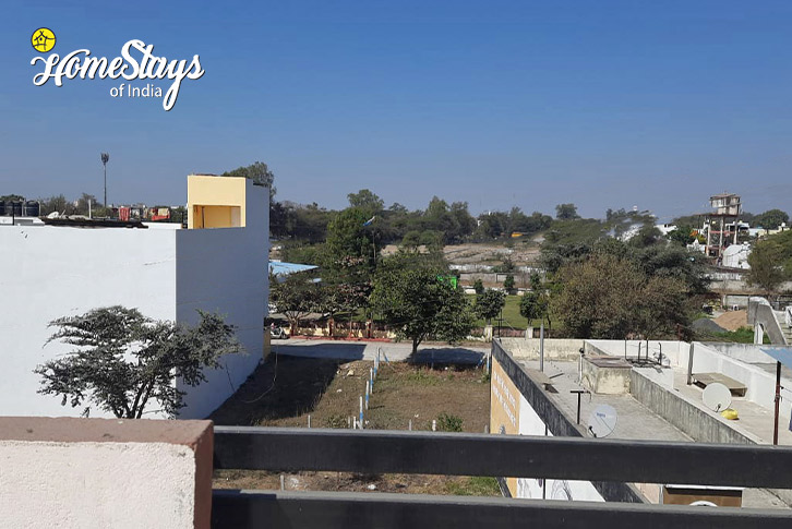 Terrace-Divine Land Homestay-Ujjain