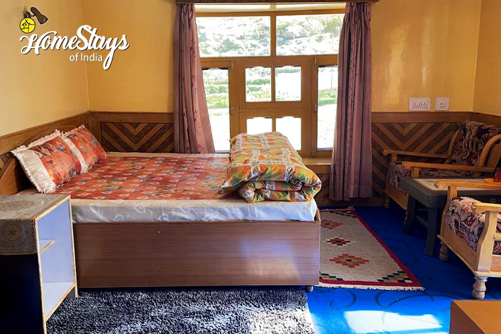 Bedroom-4-Piece of Heaven Homestay, Koksar-Lahaul