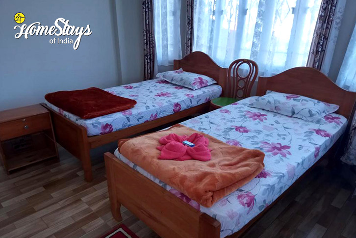 Bedroom-3-Happy Trails Homestay, Khliehshnong-Cherrapunjii