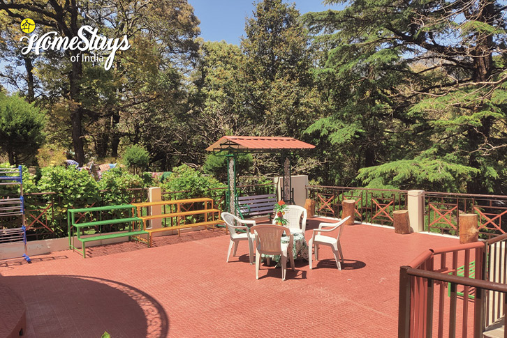 Terrace-view-Mountain Musings Homestay-Nainital