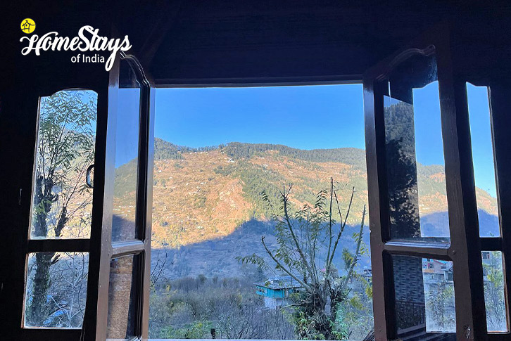 Window-View-Himalayan Harmony Homestay-Jibhi