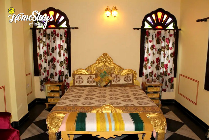 Bedroom-2.2-Unravel Heritage Homestay, Jaipur