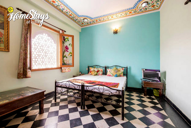Bedroom-6-Unravel Heritage Homestay, Jaipur