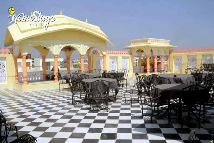 Terrace-2-Unravel Heritage Homestay, Jaipur