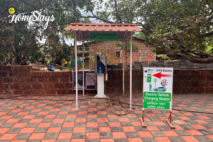 Electric-Vehicle-Charging-The Red Stone Villa-Ratnagiri