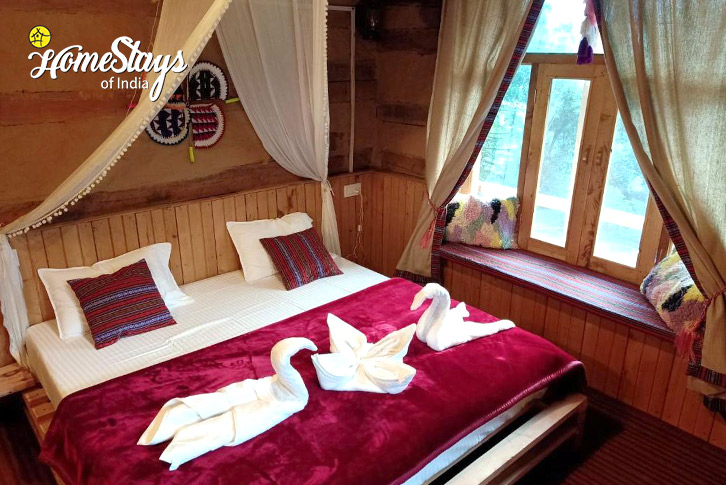 Bedroom-2-The True Spirit Homestay-Sainj Valley