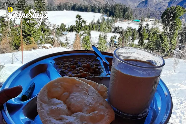 Breakfast-The True Spirit Homestay-Sainj Valley