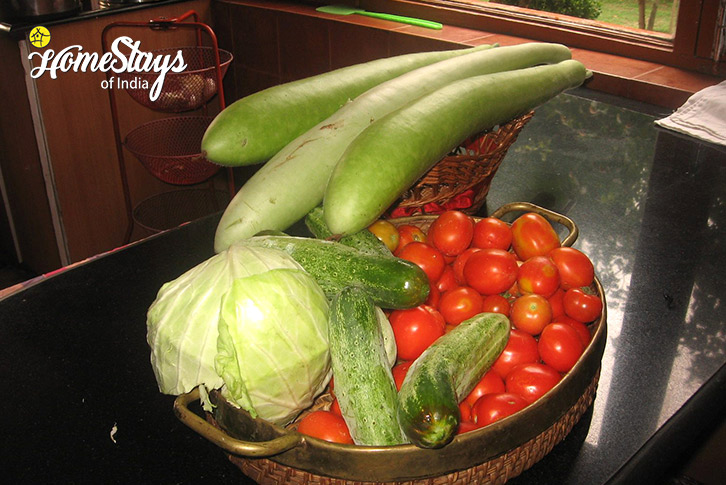 Fresh-Vegetables-True Kashmiri Living Homestay-Srinagar