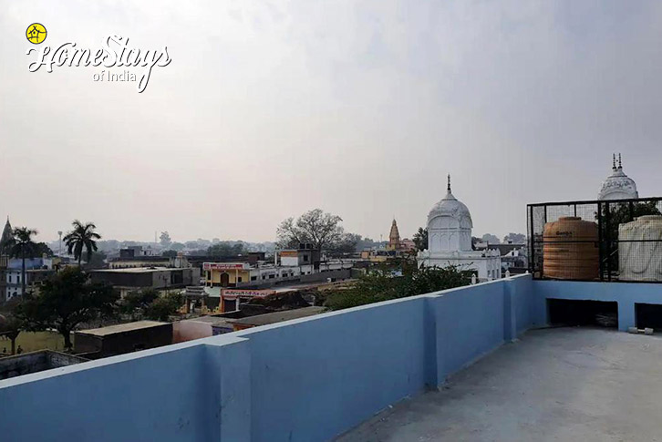 Terrace-Spiritual Sojourn Homestay- Ayodhaya