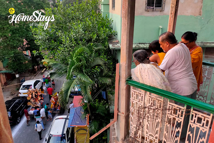 BAlcony-View-Tilottama Heritage Homestay-Kolkata