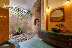 Bathroom-1-Nature's Bliss Organic Farmstay-Kamshet