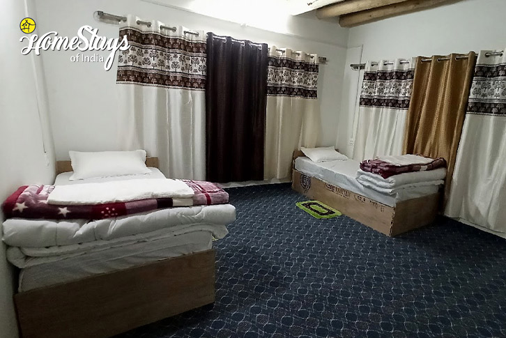 Bedroom-1-Riviera Homestay Charasa -Nubra Valley