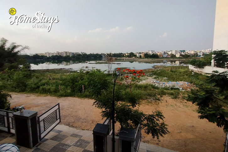 Lake view-City Greens Lakeside Homestay-Hyderabad