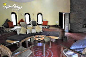 Living-1-Nature's Bliss Organic Farmstay-Kamshet