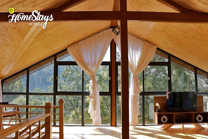 Attic-Room-Window-Touch of Love Homestay-Kasauli